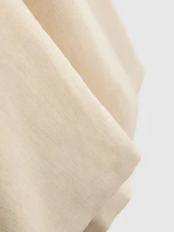 Pantalones anchos texturizados con pinzas