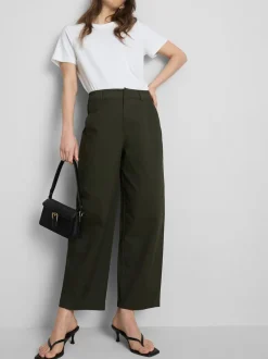 Pantalones bombachos de estilo militar con algodón