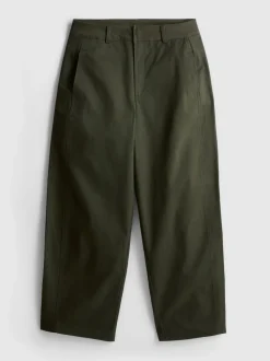 Pantalones bombachos de estilo militar con algodón