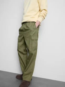 Pantalones cargo con cordón de ajuste
