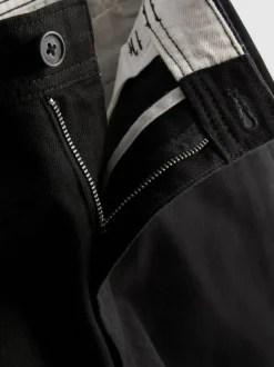 Pantalones chinos de talle medio