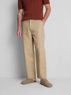 Pantalones chinos de talle medio