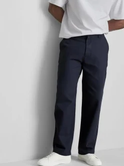 Pantalones chinos de talle medio