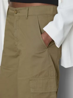 Pantalones cortos cargo de algodón de estilo militar