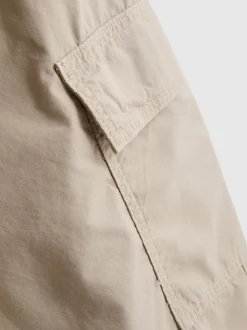 Pantalones cortos cargo de algodón de estilo militar