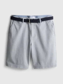 Pantalones cortos chinos con cinturón