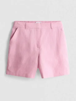 Pantalones cortos clásicos de lino de The Edit