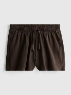 Pantalones cortos de algodón con cordón de ajuste