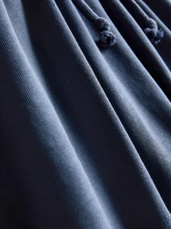 Pantalones cortos de algodón con cordón de ajuste