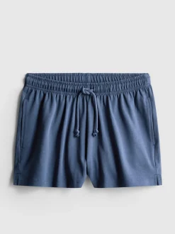 Pantalones cortos de algodón con cordón de ajuste