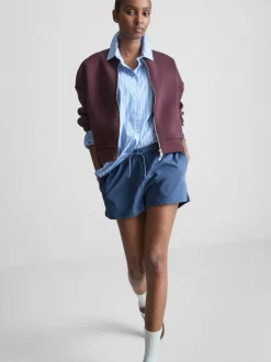 Pantalones cortos de algodón con cordón de ajuste