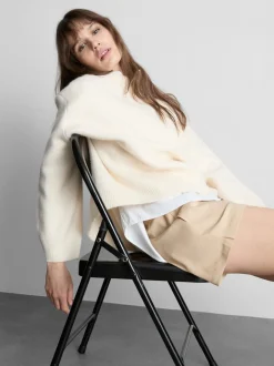 Pantalones cortos de algodón con cordón de ajuste