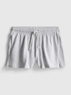 Pantalones cortos de algodón con cordón de ajuste