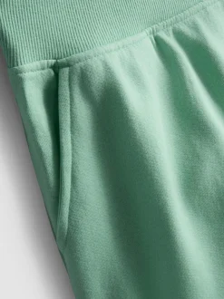 Pantalones cortos de algodón con bajo abierto
