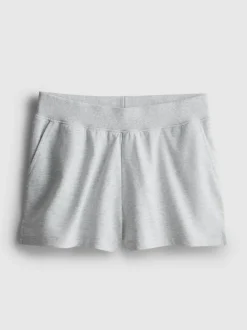 Pantalones cortos de algodón con bajo abierto