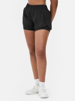Pantalones cortos de correr tejidos