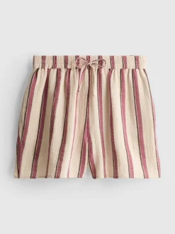Pantalones cortos de muselina de algodón