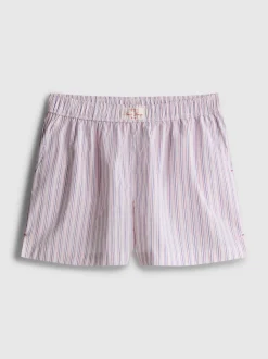 Pantalones cortos de pijama a rayas «Room service»