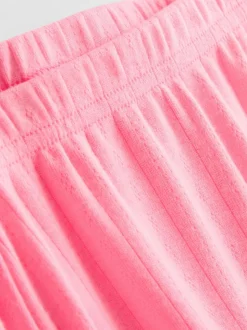 Pantalones cortos de pijama de pointelle
