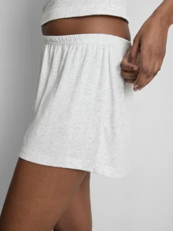 Pantalones cortos de pijama de pointelle