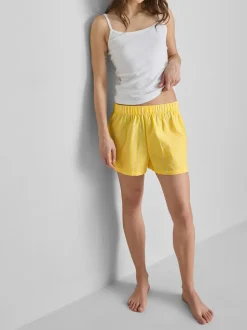 Pantalones cortos de pijama de algodón tejido