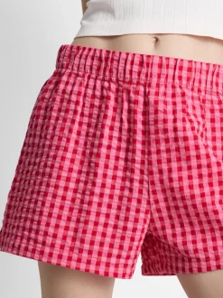 Pantalones cortos de pijama de algodón tejido