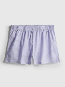Pantalones cortos de pijama de algodón con estampado