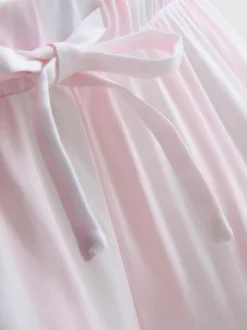 Pantalones cortos de pijama premamá a rayas