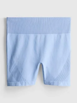 Pantalones cortos deportivos fruncidos sin costuras