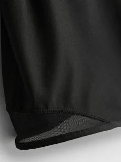Pantalones cortos deportivos con panel de malla