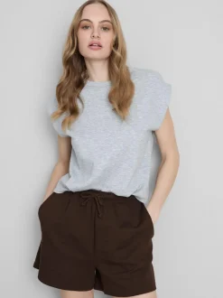 Pantalones cortos de punto con mucho algodón