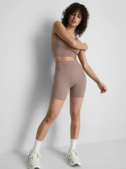Pantalones cortos de yoga deportivos de talle alto