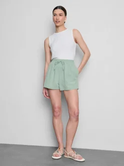 Pantalones cortos en mezcla de algodón