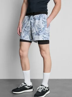 Pantalones cortos 2 en 1 para el gimnasio