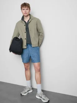 Pantalones cortos texturizados con cordón de ajuste
