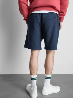 Pantalones cortos texturizados con cordón de ajuste