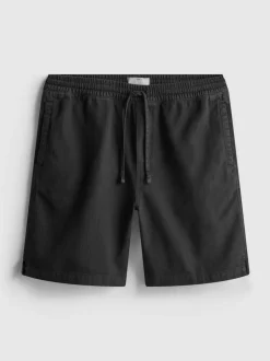 Pantalones cortos texturizados con cordón de ajuste