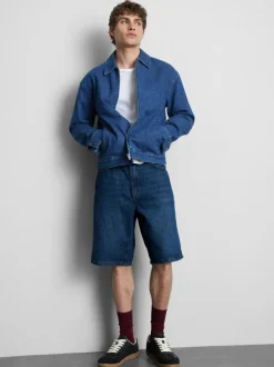 Pantalones cortos vaqueros de corte holgado