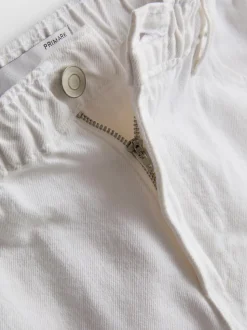 Pantalones cortos vaqueros de algodón evasé