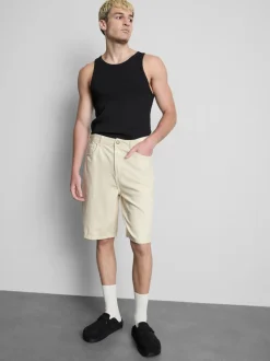 Pantalones cortos vaqueros de corte holgado