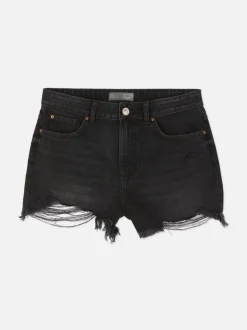 Pantalones cortos vaqueros rasgados