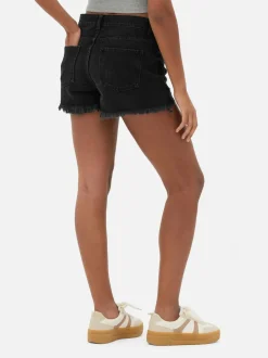 Pantalones cortos vaqueros rasgados