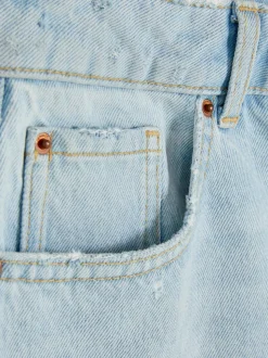 Pantalones cortos vaqueros rasgados