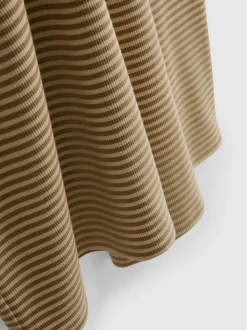 Pantalones de canalé de algodón de pernera ancha