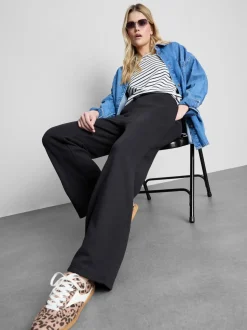 Pantalones de chándal básicos de pernera recta