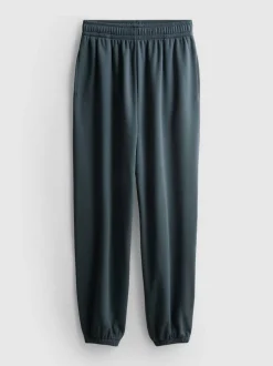 Pantalones de chándal con bajos ajustados en mezcla de algodón