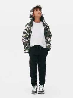Pantalones de chándal elásticos con cordón de ajuste