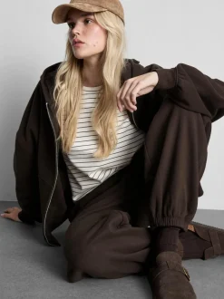 Pantalones de chándal holgados con mucho algodón