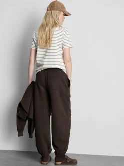 Pantalones de chándal holgados con mucho algodón