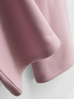 Pantalones de chándal rectos en mezcla de algodón